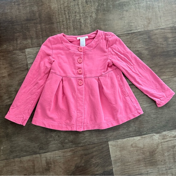Janie and Jack Other - Janie and Jack button front with bow on back light jacket